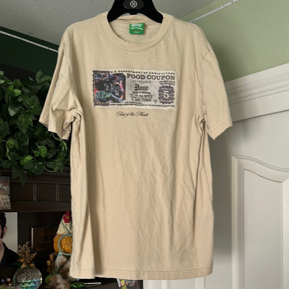 Vintage Beige Graphic T-Shirt